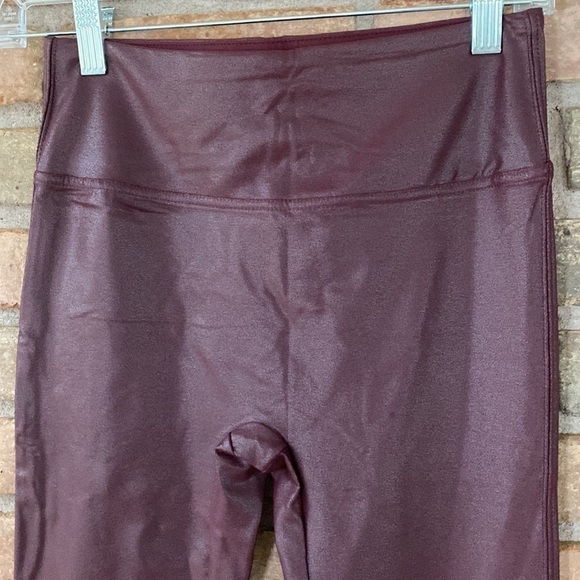 Tagoo Faux Leather Dressy Leggings Women Tummy Control High Waisted Medium NWT - Picture 5 of 16